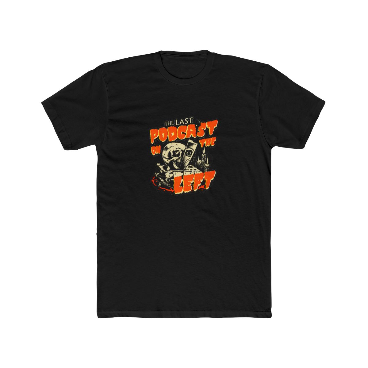 New Logo Shot Glass Last Podcast Left T-Shirt - Official t-shirts merchandise