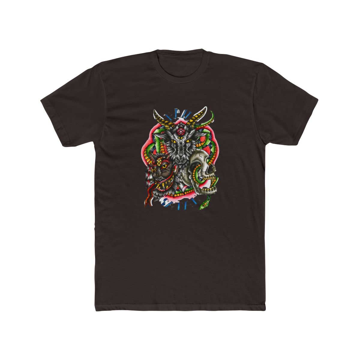 hail satan tattoo art Long Sleeve T Shirt - alternate angle 2, merchandise