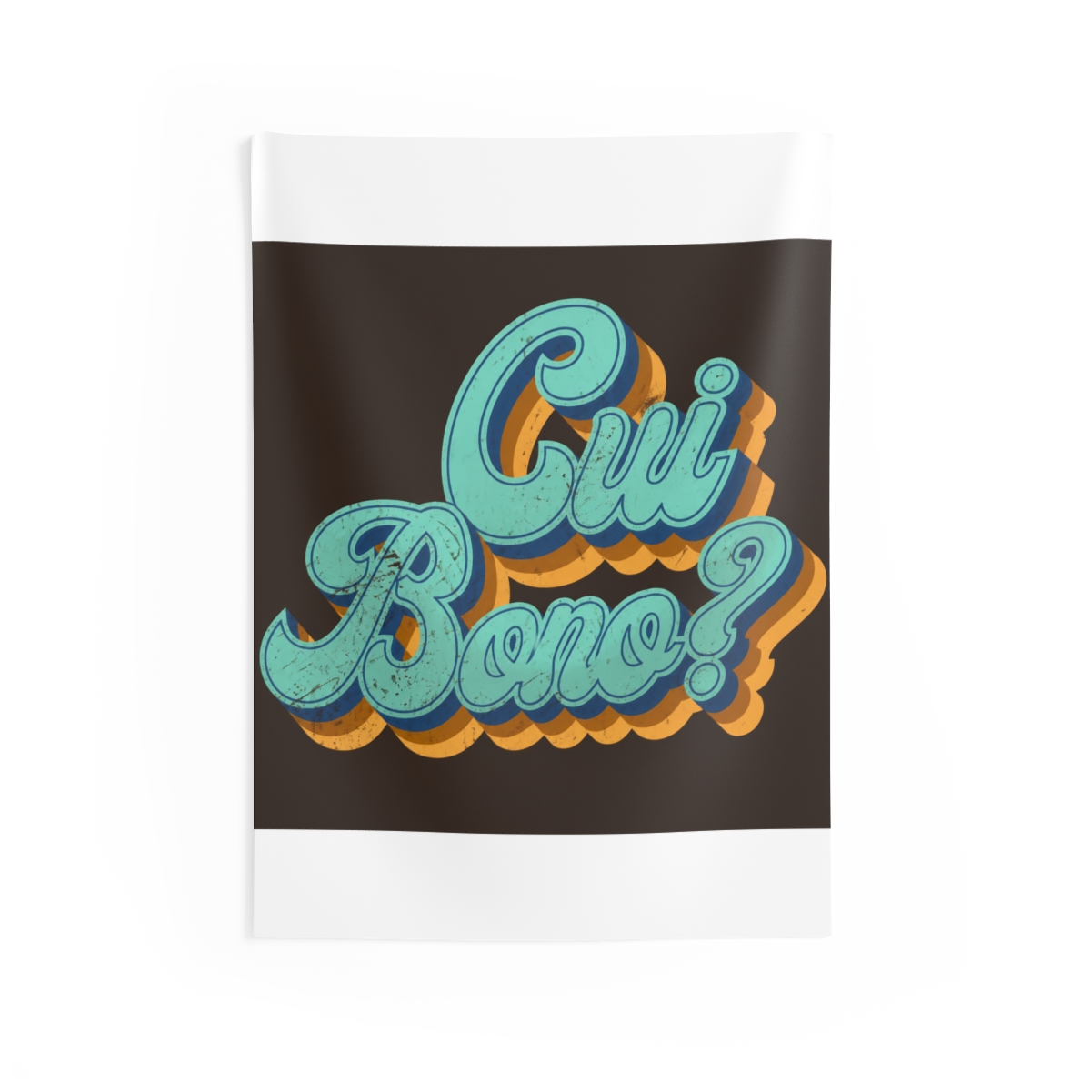 Who Benefits? (Distressed) Tapestry - Official Podcast merchandise
