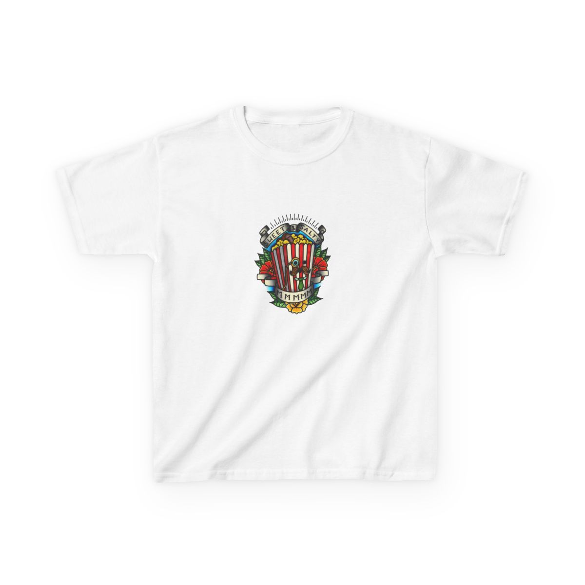 detective popcorn last podcast tattoo art Kids T-Shirt | Last Podcast on the Left - Official t-shirts merchandise