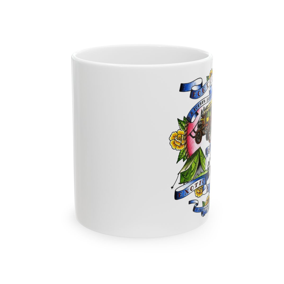 donner party last podcast tattoo art Mug | Last Podcast on the Left - Official mugs merchandise