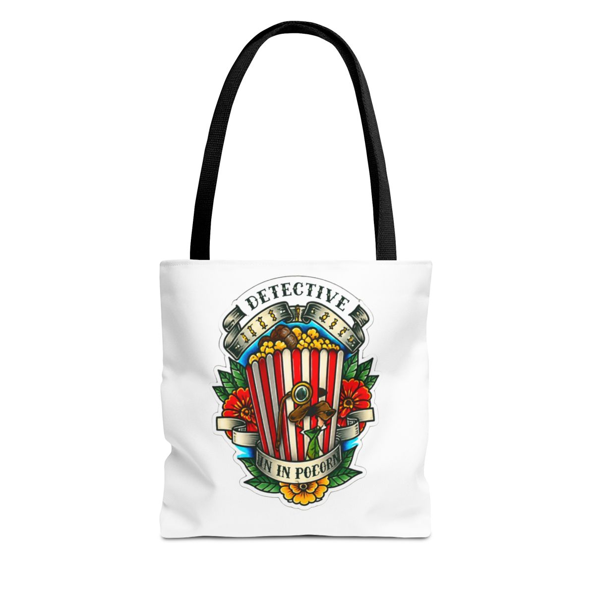 detective popcorn last podcast tattoo art Bag | Last Podcast on the Left - Official Podcast merchandise