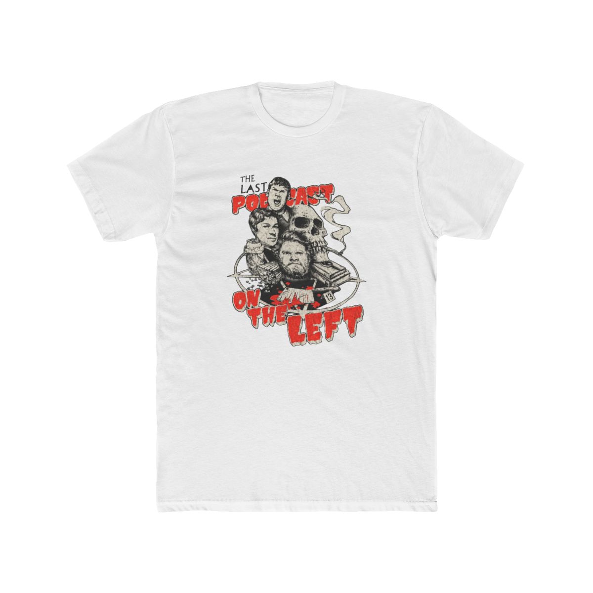 The last podcast on the left black T-Shirt... Depop - Official t-shirts merchandise