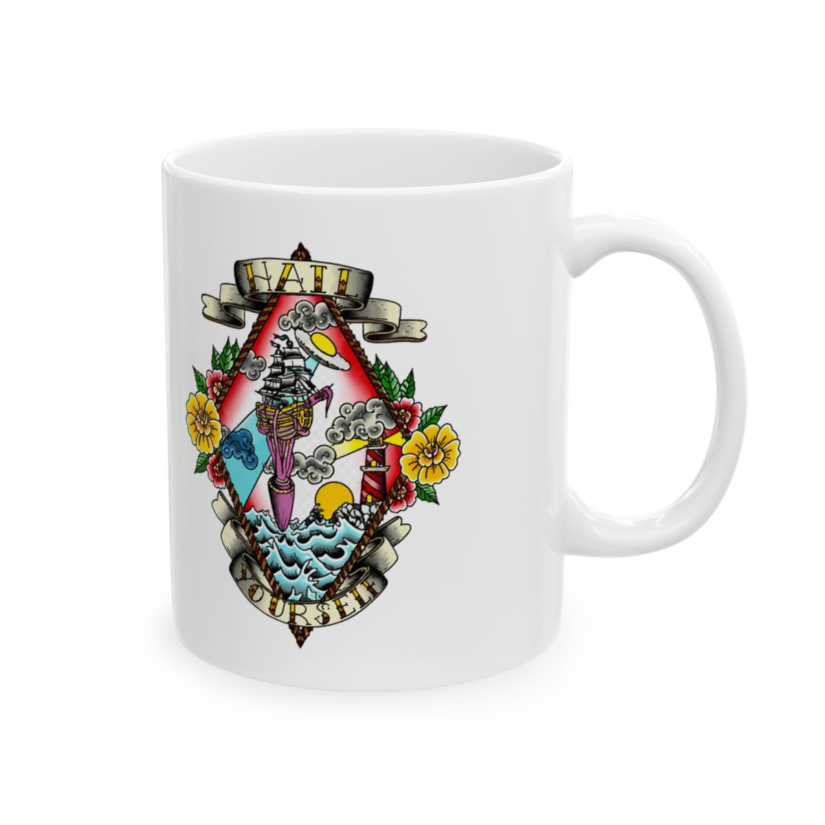 hail yourself, remake artwork Mug - Official mugs merchandise